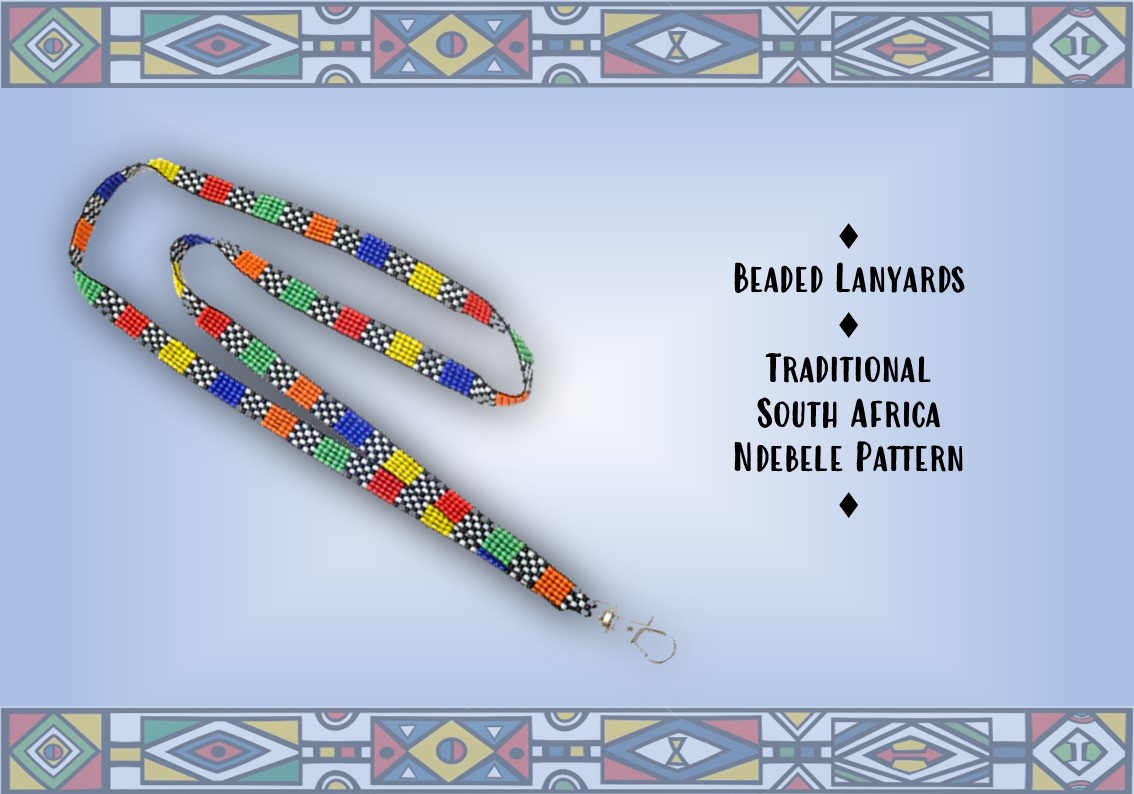 Beaded Lanyards African Ndebele