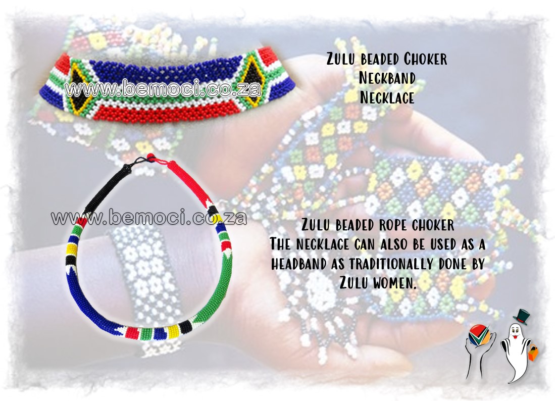 Beaded Chokers. Beaded Headbands