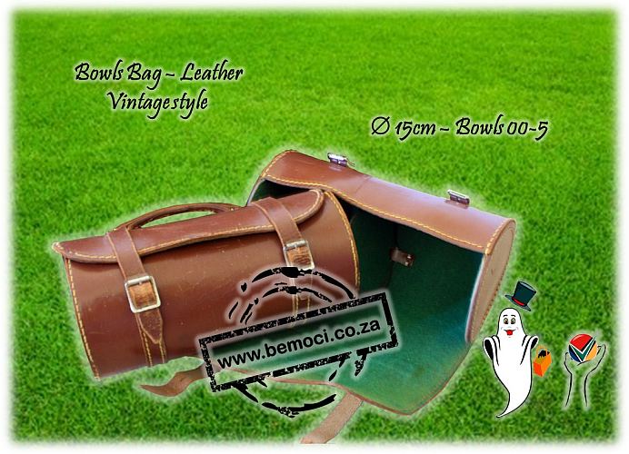 Leather Vintage Style Bowls Lawn Bowling Bags