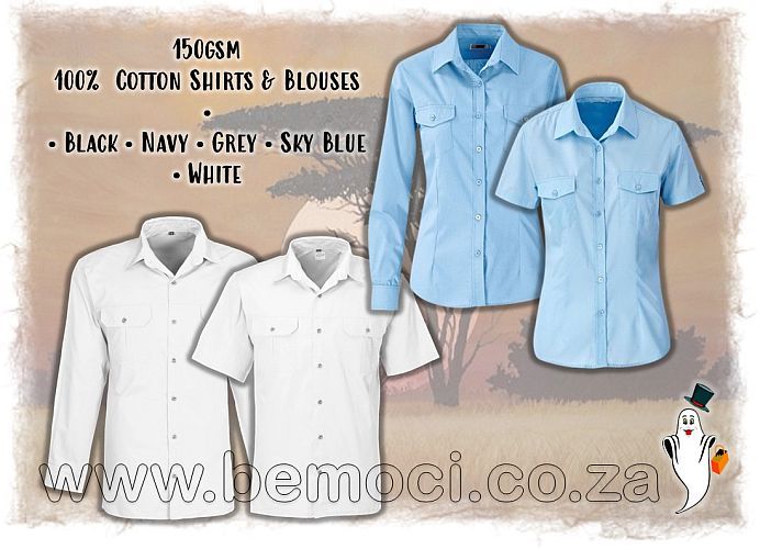 150gsm Cotton Blouses & Shirts