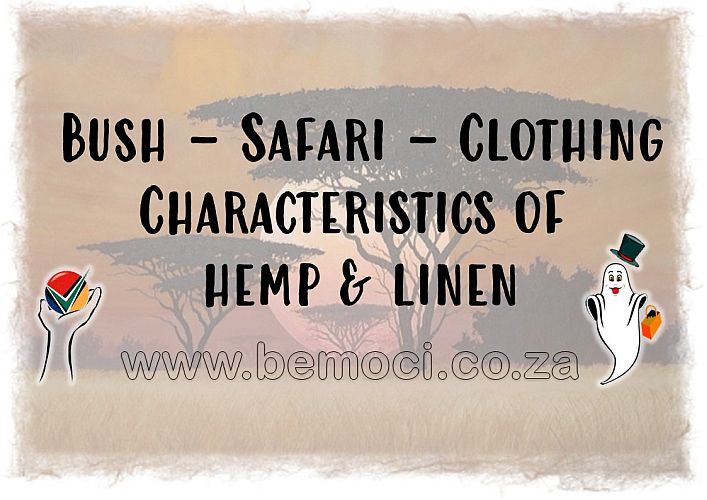 Bush Safari Clothing, Hemp & Linen