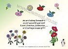 Embroidered Cosmos Poppies Placements 