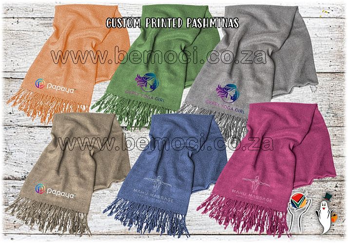 Pashmina Shawls Custom Printed