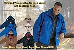 Jackets Light Weight Hood Hooded Sports Team Tour Club Uniform Corporate Windbreakers