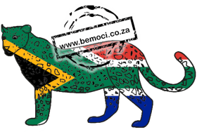 South Africa Flag Big 5 Leopard Print Embroidery Design. South Africa Flag Big 5 Leopard Print Embroidery Design.