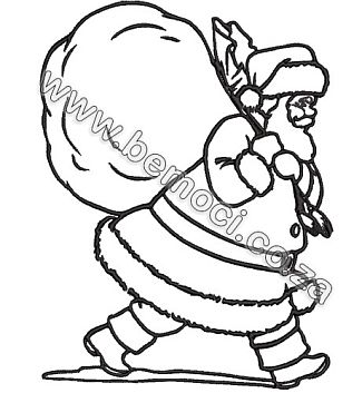 Santa Bag Embroidery Design, 4. Santa Bag Embroidery Design, 4.