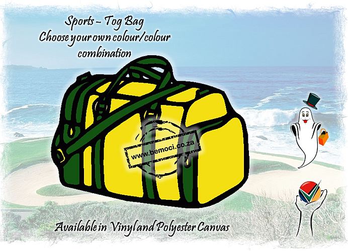 Green and Gold Sports Tog Team Club Tour Bag