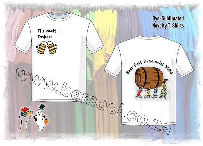 The Malt-i Taskers fun Beer-fest Novelty T-Shirts
