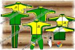 SA South Africa Flag Green Gold White Tracksuit Designs 1-3.