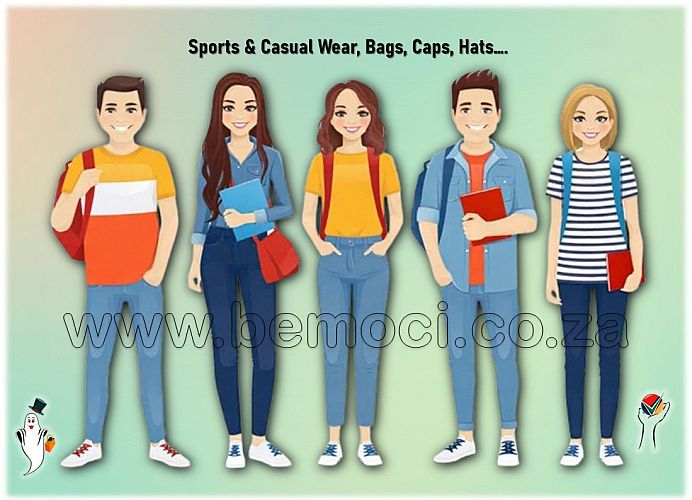 Sports & Casual Wear, Bags, Caps, Hats and more